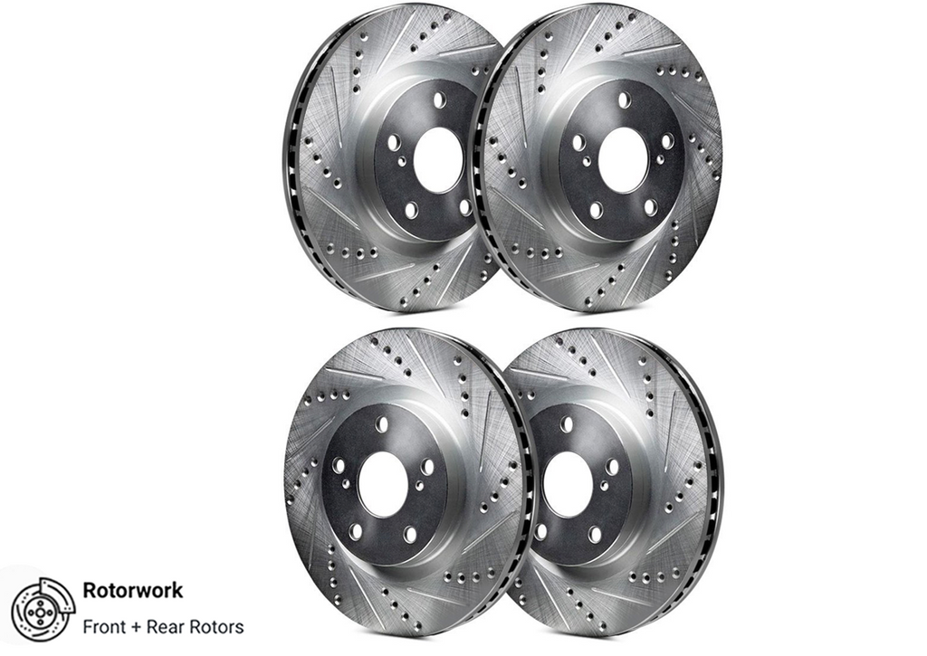 Brake Rotors: 2016-2018 Lexus GS350 Base 334mm Front Disc