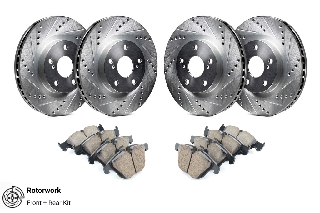 Brake Kit: 2003-2012 Honda Accord Coupe 4 CYL w/ Rear Disc Brake