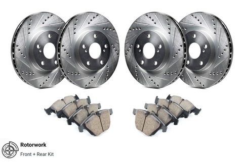 Brake Kit: 2007-2008 Hyundai Tiburon (Excludes 6 Speed Models)