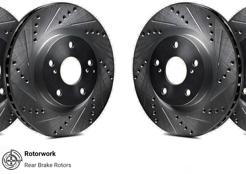 Brake Rotors: 2016-2017 BMW 320i, 320i xDRIVE (Excludes Models With M Sport Brakes)
