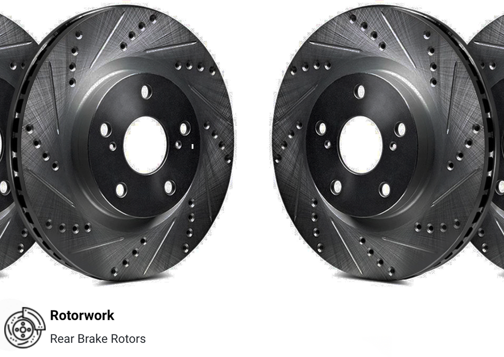 Brake Rotors: 2000-2005 Dodge Neon w/ Rear Disc Brakes