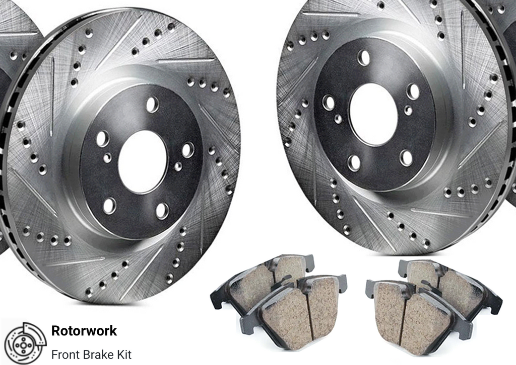 Brake Kit: 2000-2006 Nissan Sentra w/ Rear Disc Brakes (Excludes Models w/ Factory Brembo Front Calipers)