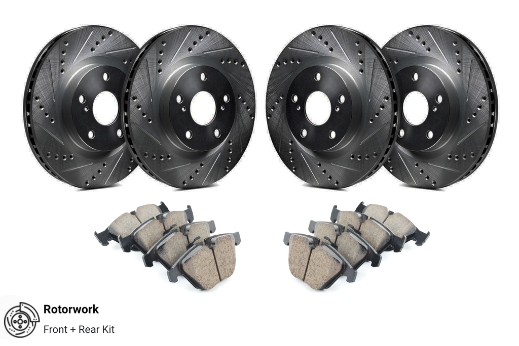 Brake Kit: 2003-2012 Honda Accord Coupe 4 CYL w/ Rear Disc Brake