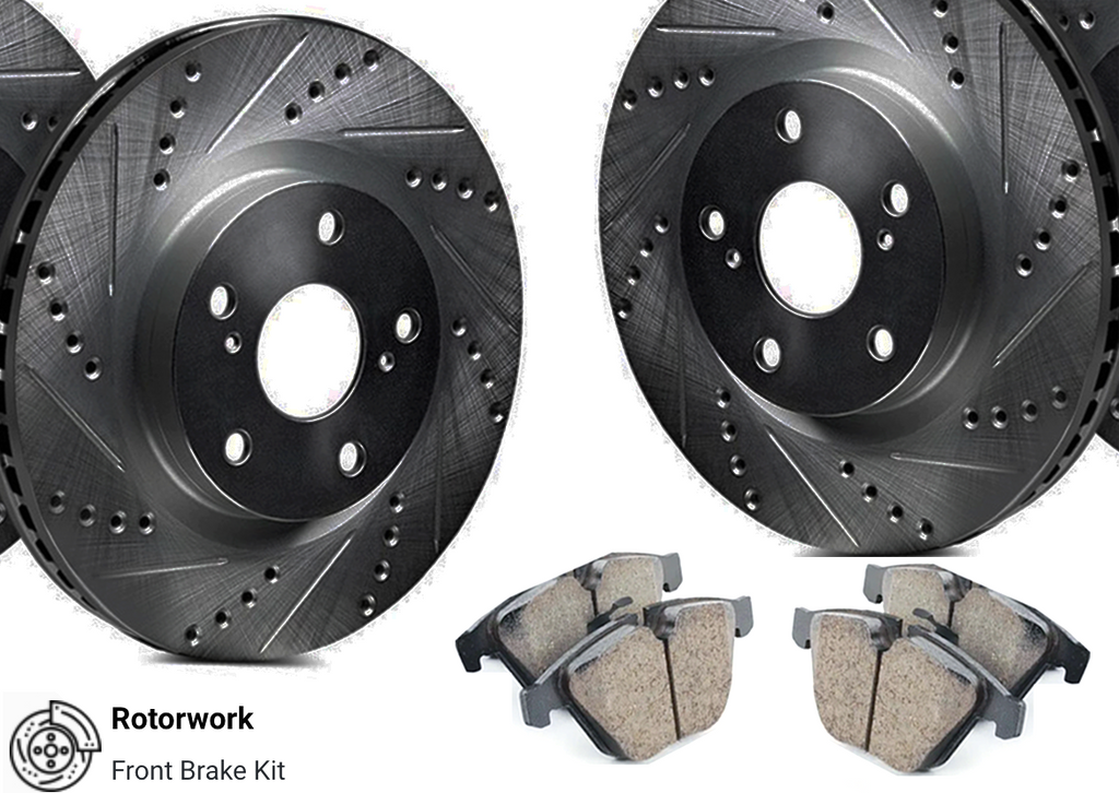 Brake Kit: 2003-2012 Honda Accord Coupe 4 CYL w/ Rear Disc Brake