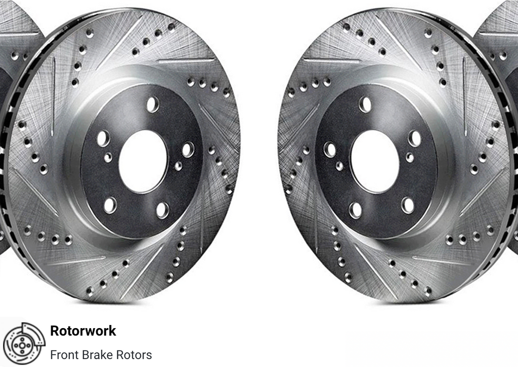 Brake Rotors: 2000-2005 Dodge Neon w/ Rear Disc Brakes