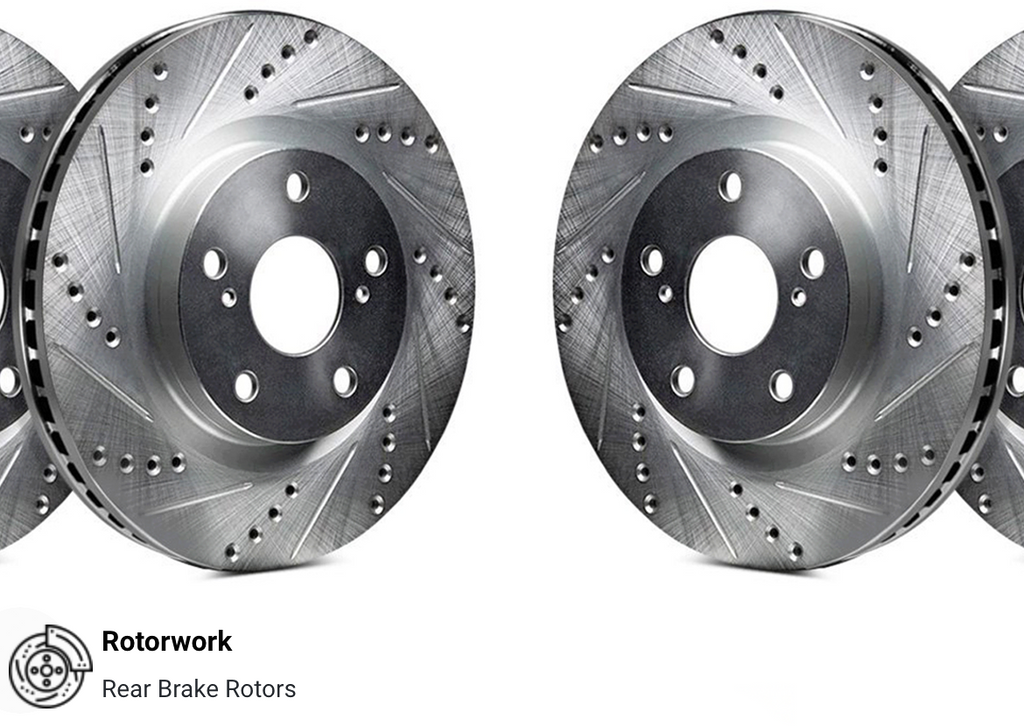 Brake Rotors: 2008-2010 Chevrolet HHR w/ Rear Disc Brakes (Excludes Models w/ Brembo Calipers)