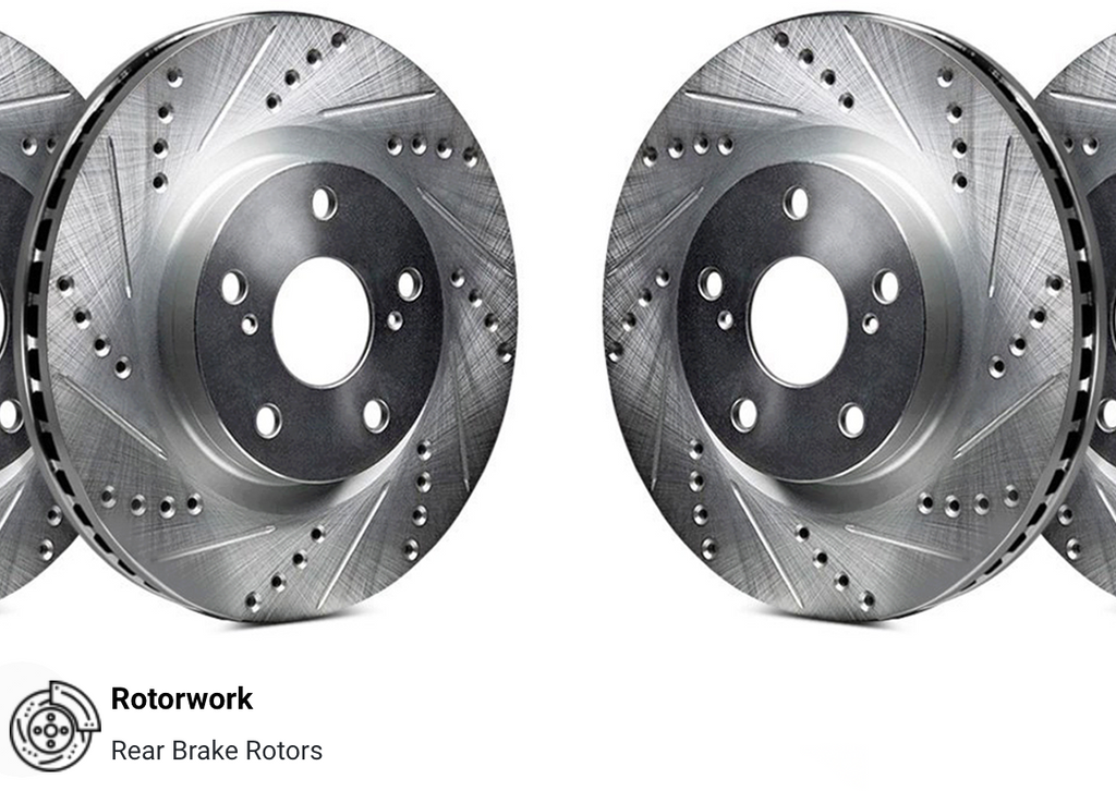 Brake Rotors: 2000-2005 Dodge Neon w/ Rear Disc Brakes
